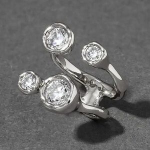 Alexis Bittar Asterales Silver Open Ring